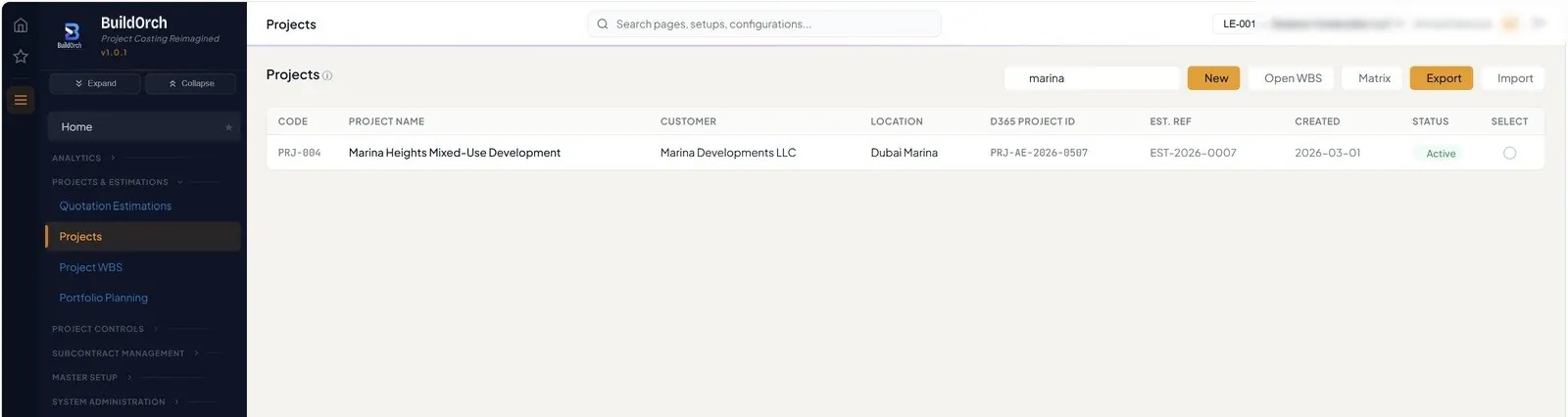Projects
