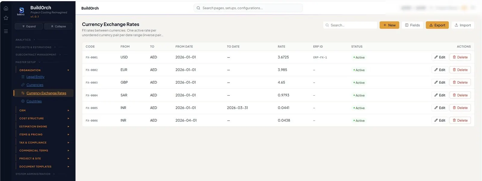 Currency Exchange Rates